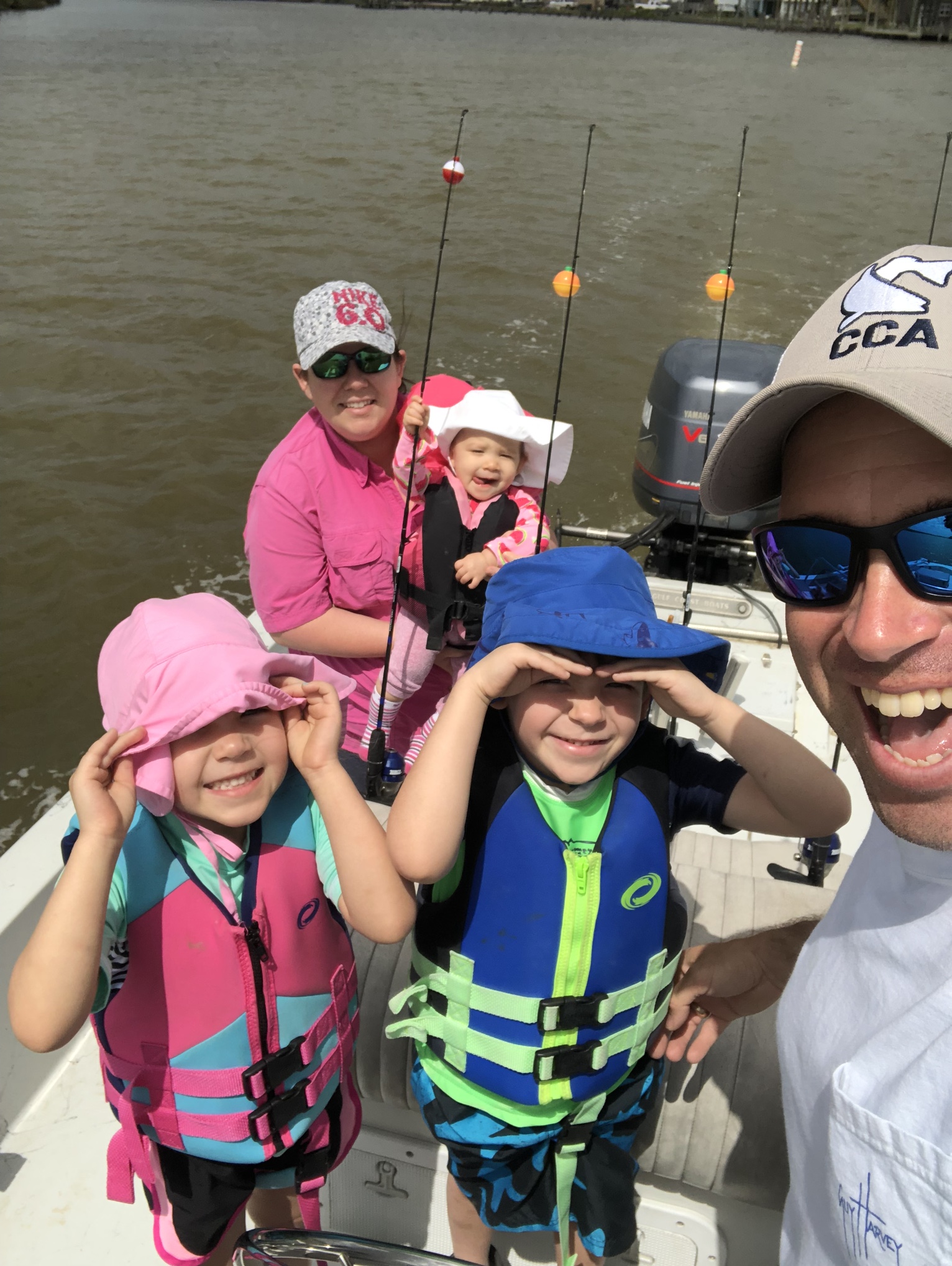 family on boat pic